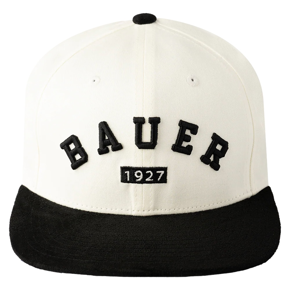 Bauer Suede Snapback Cap Hvit