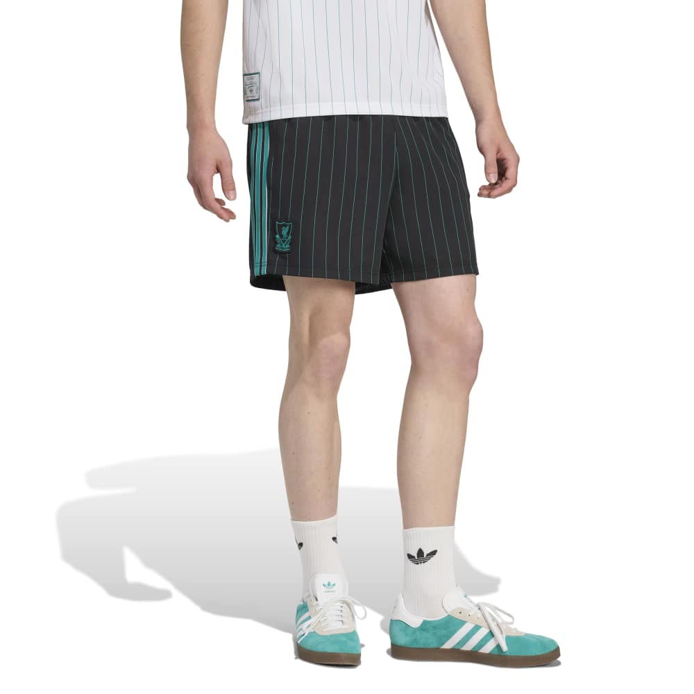 Adidas Liverpool FC Terrace Icons Shorts Sort/Grønn