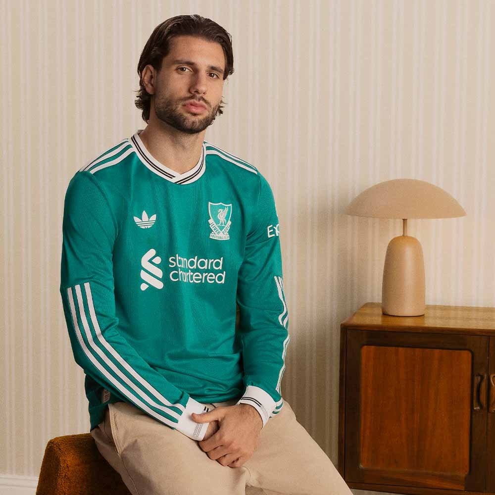 Adidas Liverpool FC Langermet Fotballdrakt 25/26 Barn Tredje