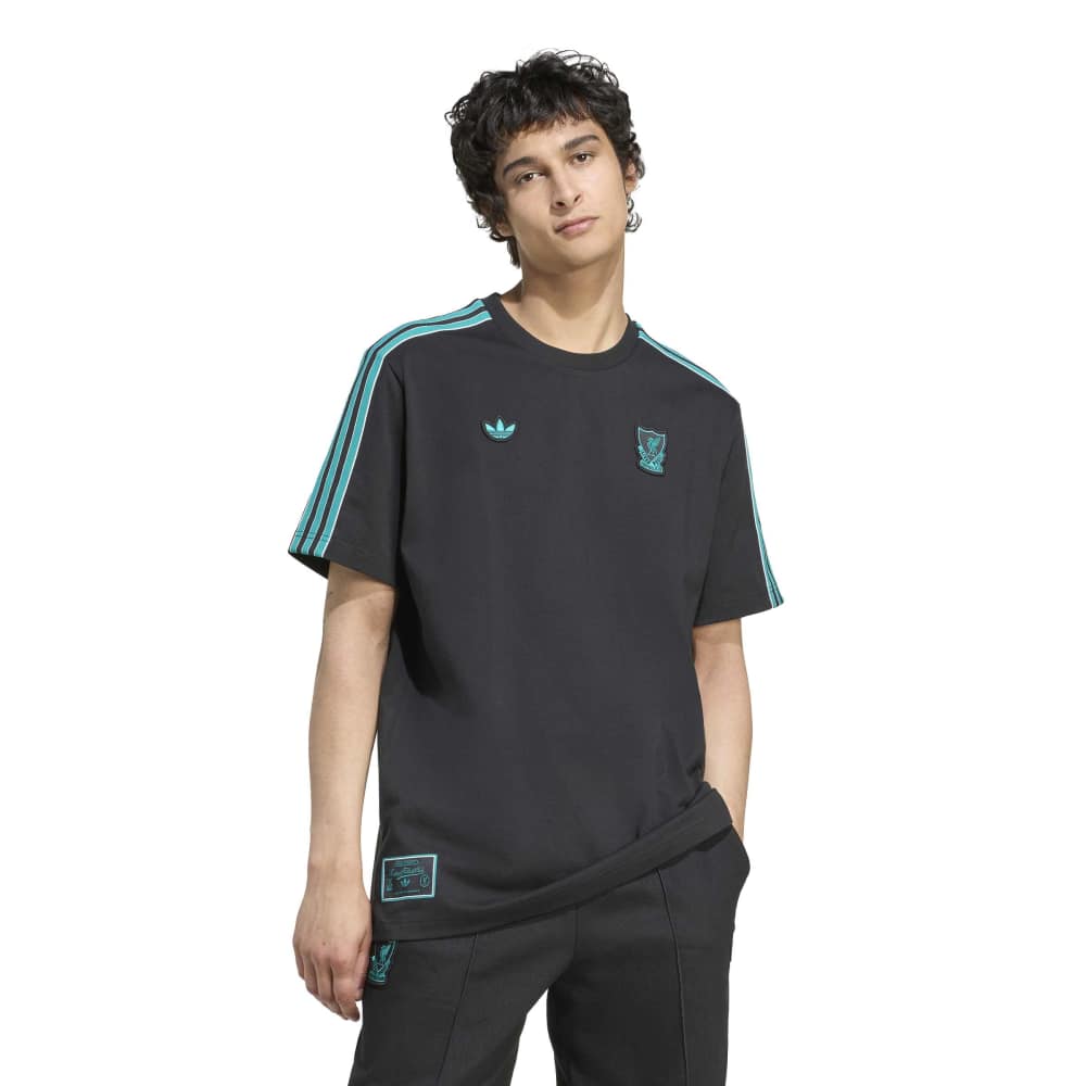 Adidas Liverpool FC Terrace Icons T-skjorte Sort/Grønn