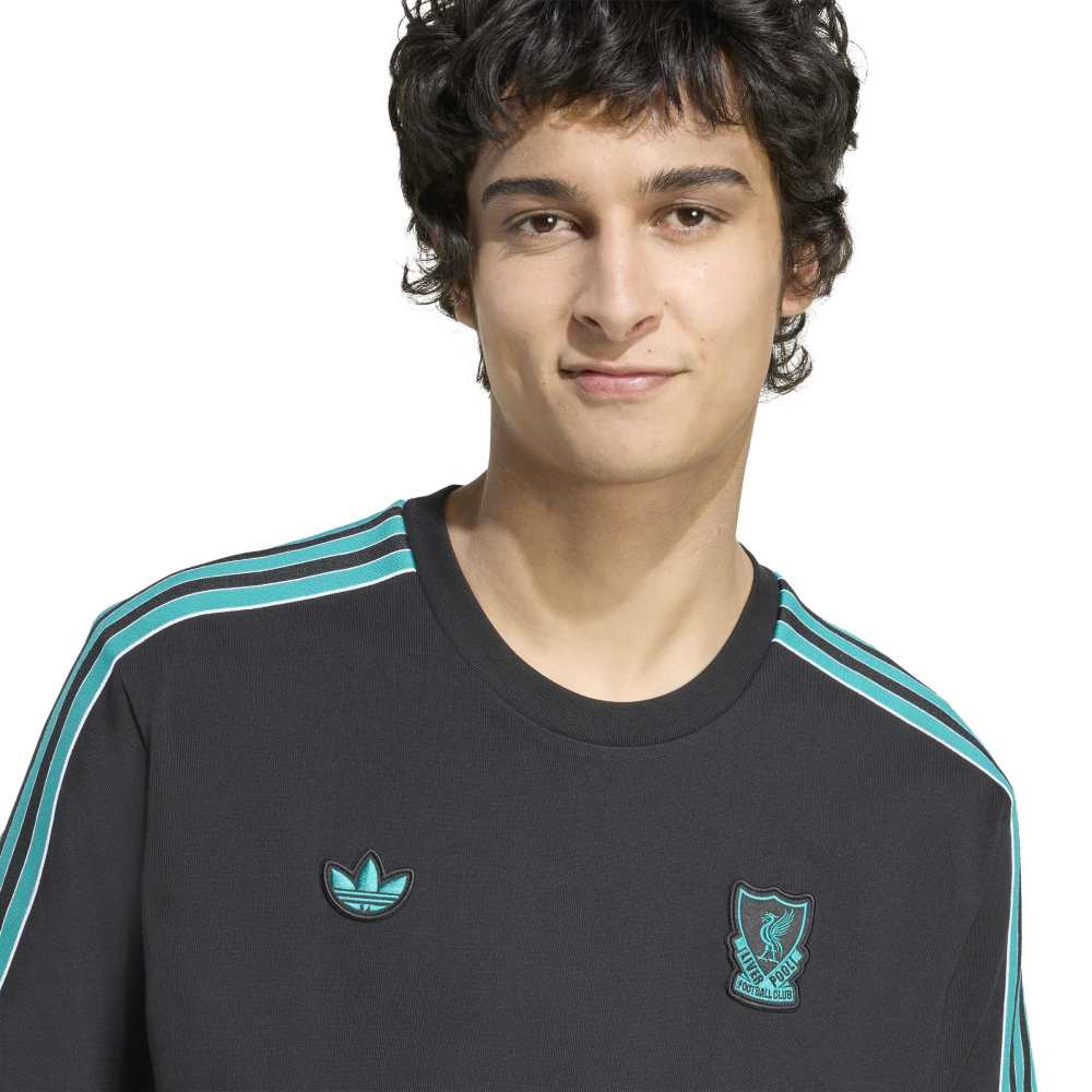 Adidas Liverpool FC Terrace Icons T-skjorte Sort/Grønn