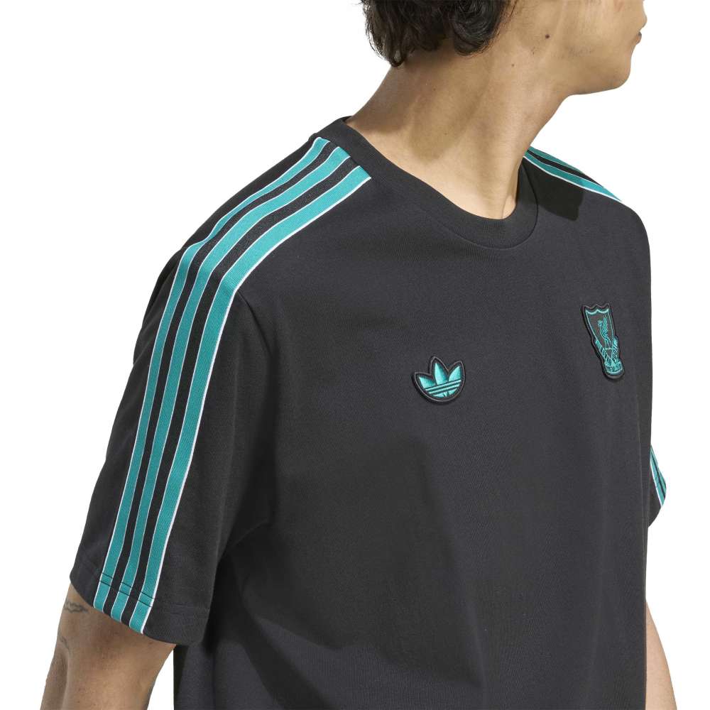 Adidas Liverpool FC Terrace Icons T-skjorte Sort/Grønn