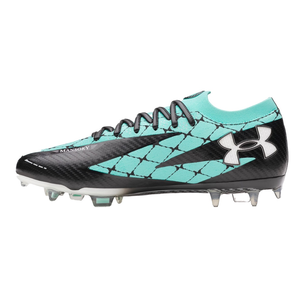 Under Armour x Mansory Shadow Elite 3 FG Fotballsko Sort/Turkis
