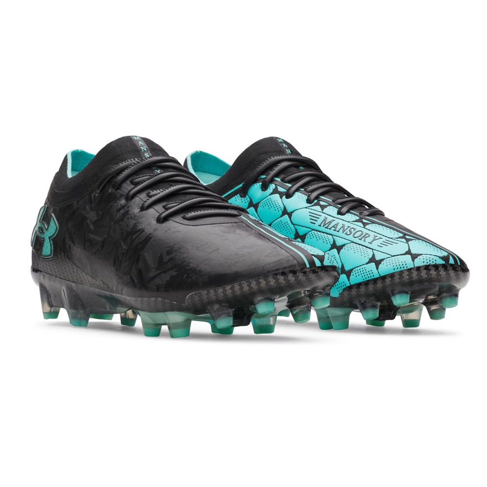 Under Armour x Mansory Magnetico Elite 5 FG Fotballsko Sort/Turkis