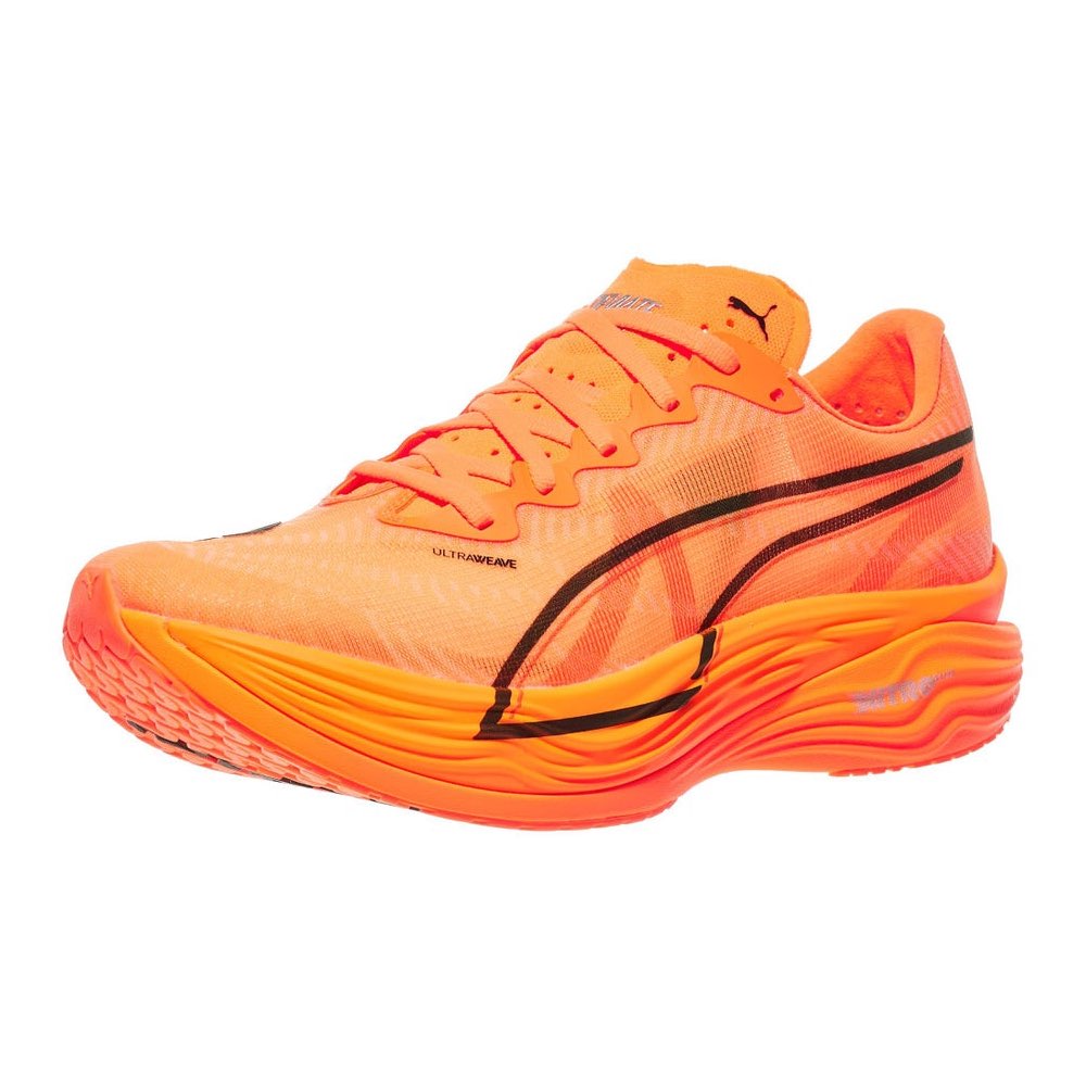 Puma Deviate Nitro Elite 3 Joggesko Herre Oransje/Sort