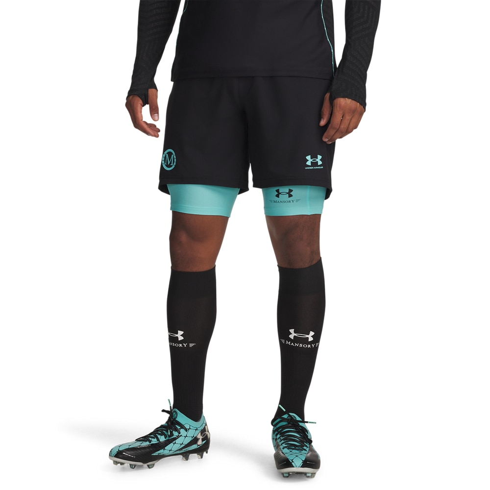 Under Armour x Mansory Challenger Treningsshorts Sort/Turkis