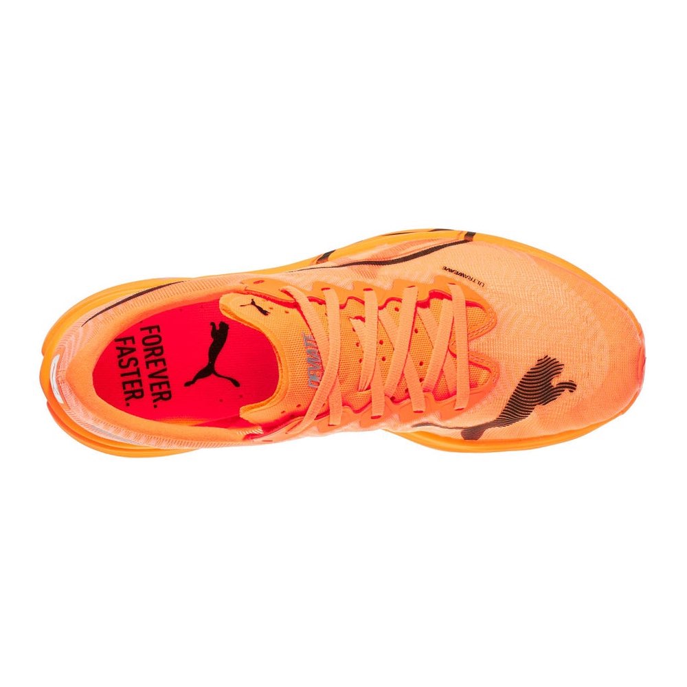Puma Deviate Nitro Elite 3 Joggesko Dame Oransje/Sort