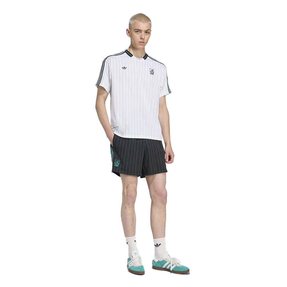 Adidas Liverpool FC Terrace Icons T-skjorte Hvit/Sort/Grønn