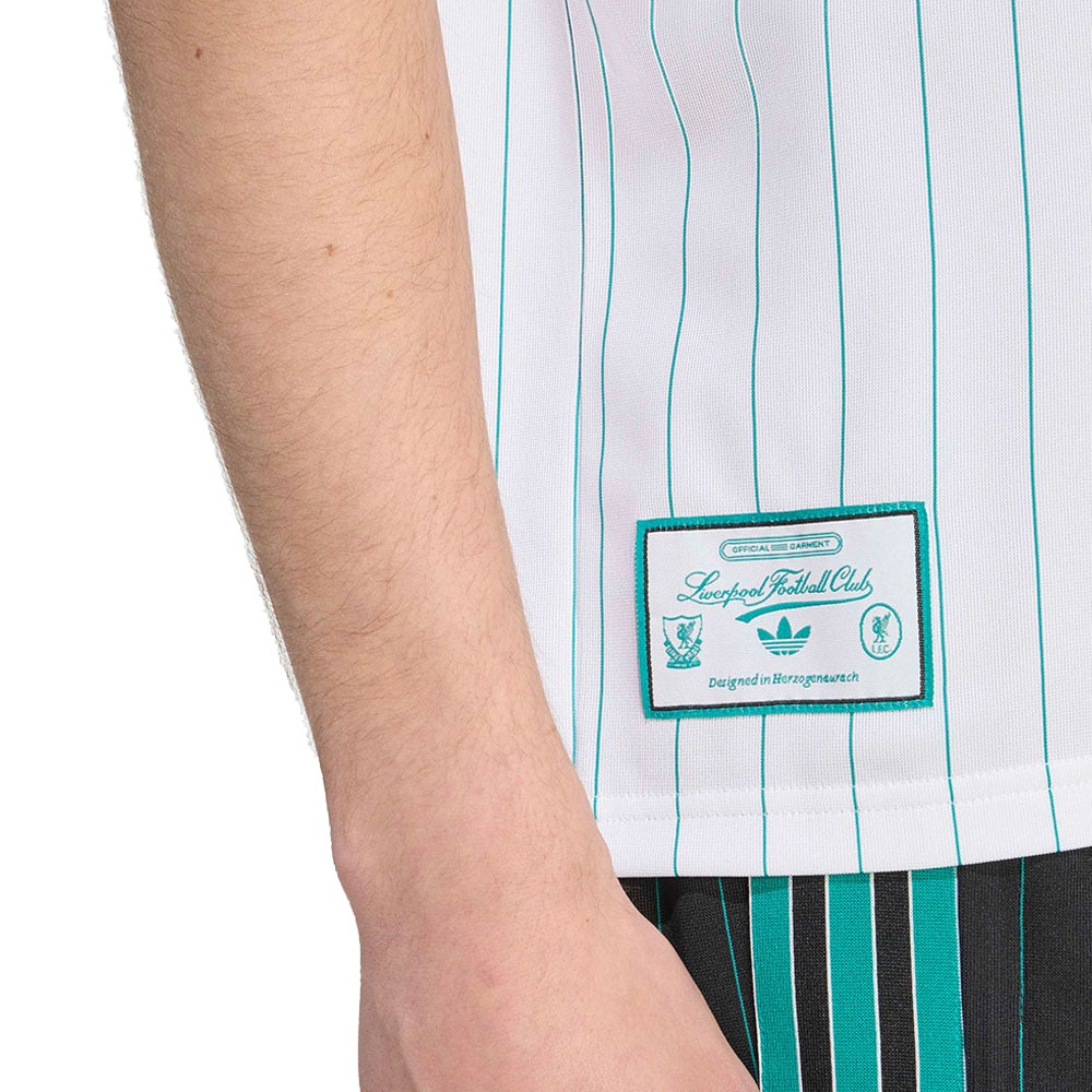Adidas Liverpool FC Terrace Icons T-skjorte Hvit/Sort/Grønn