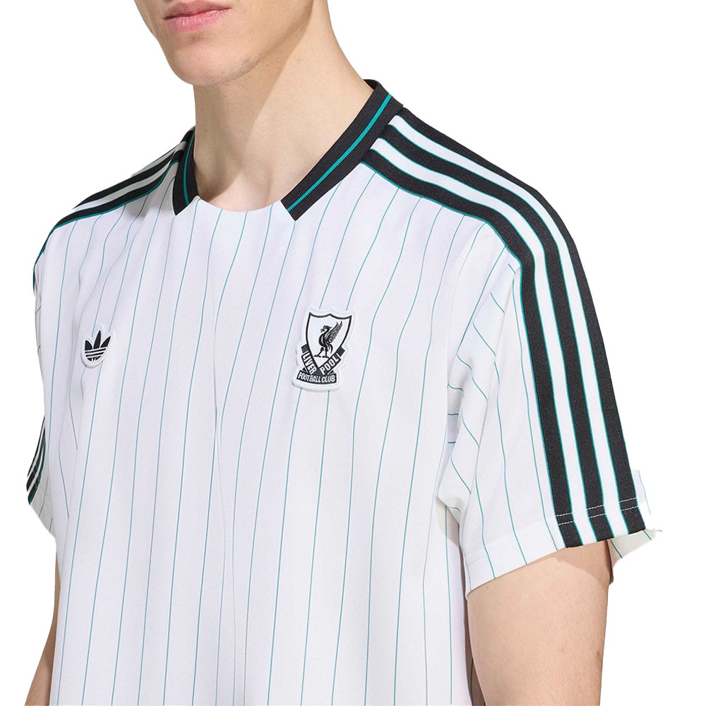 Adidas Liverpool FC Terrace Icons T-skjorte Hvit/Sort/Grønn