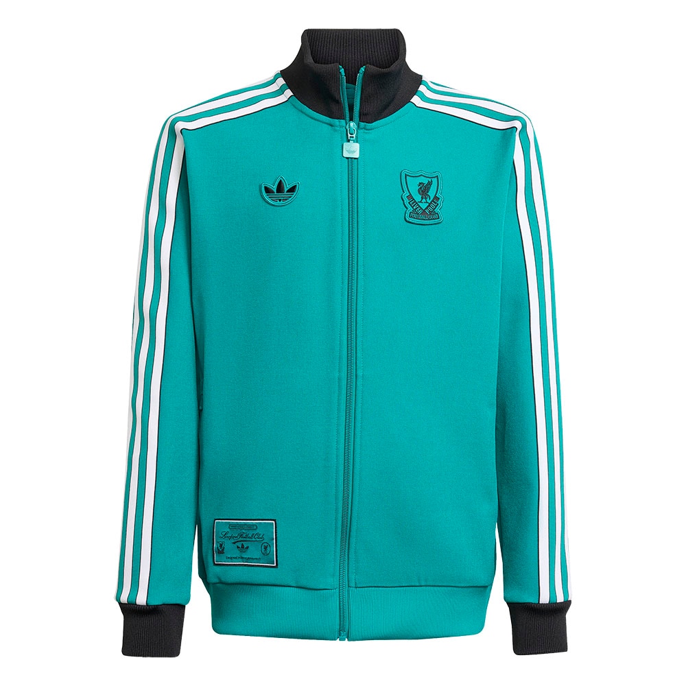 Adidas Liverpool FC Terrace Icons Track Top Barn Grønn/Sort