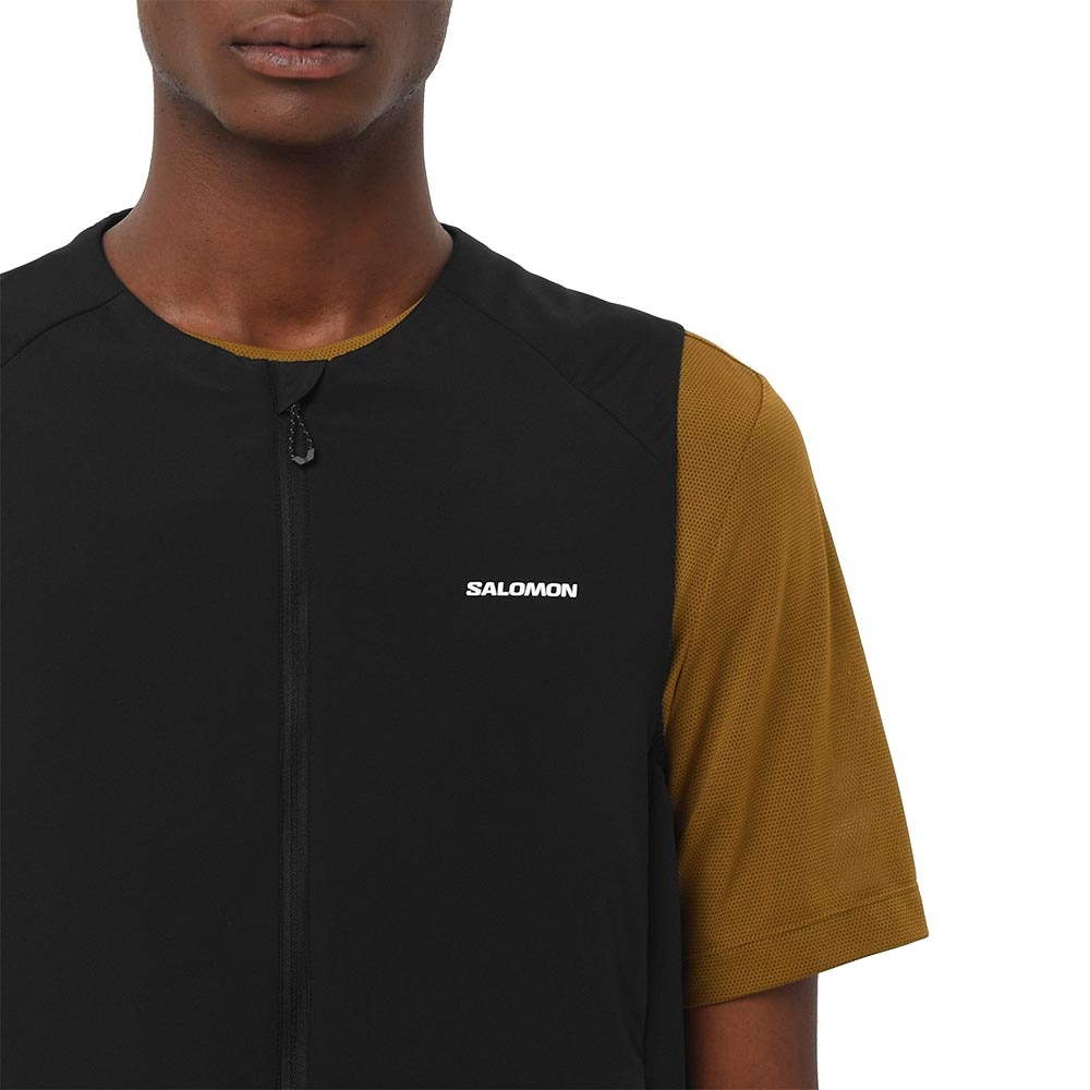 Salomon Mountain Flex Hybrid Vest Herre Sort