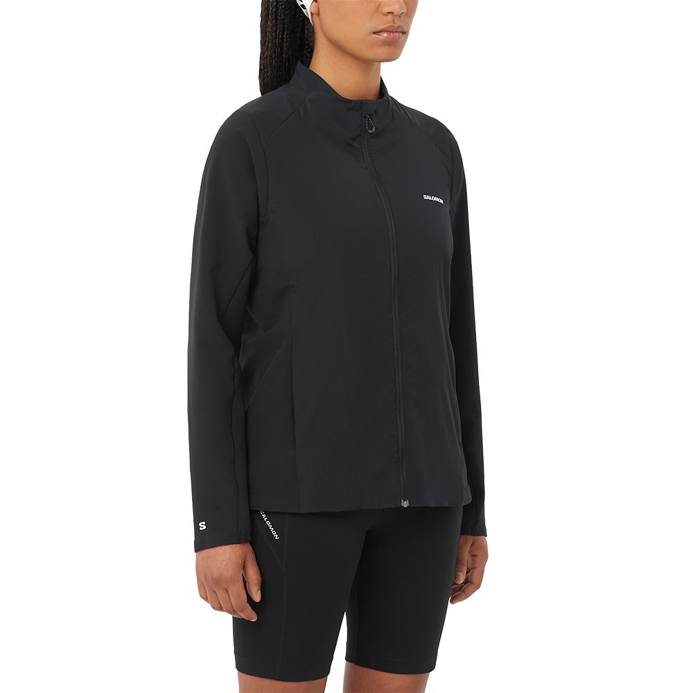 Salomon Mountain Flex Hybrid Løpejakke Dame Sort