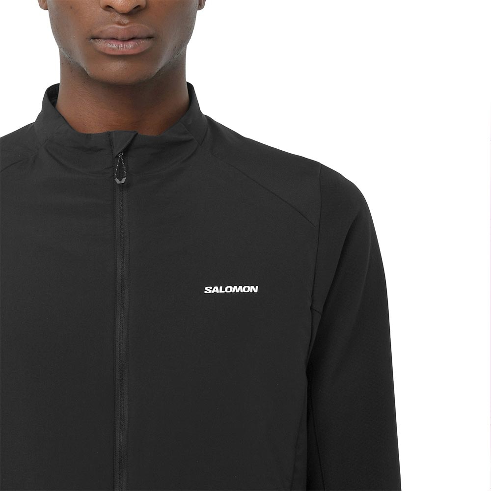 Salomon Mountain Flex Hybrid Løpejakke Herre Sort