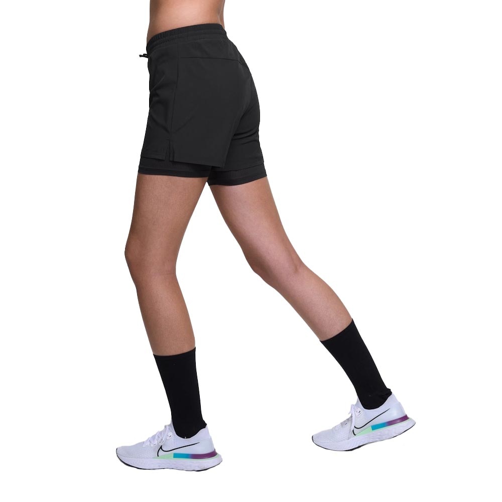 Dæhlie Shorts Run 2in1 Dame Sort