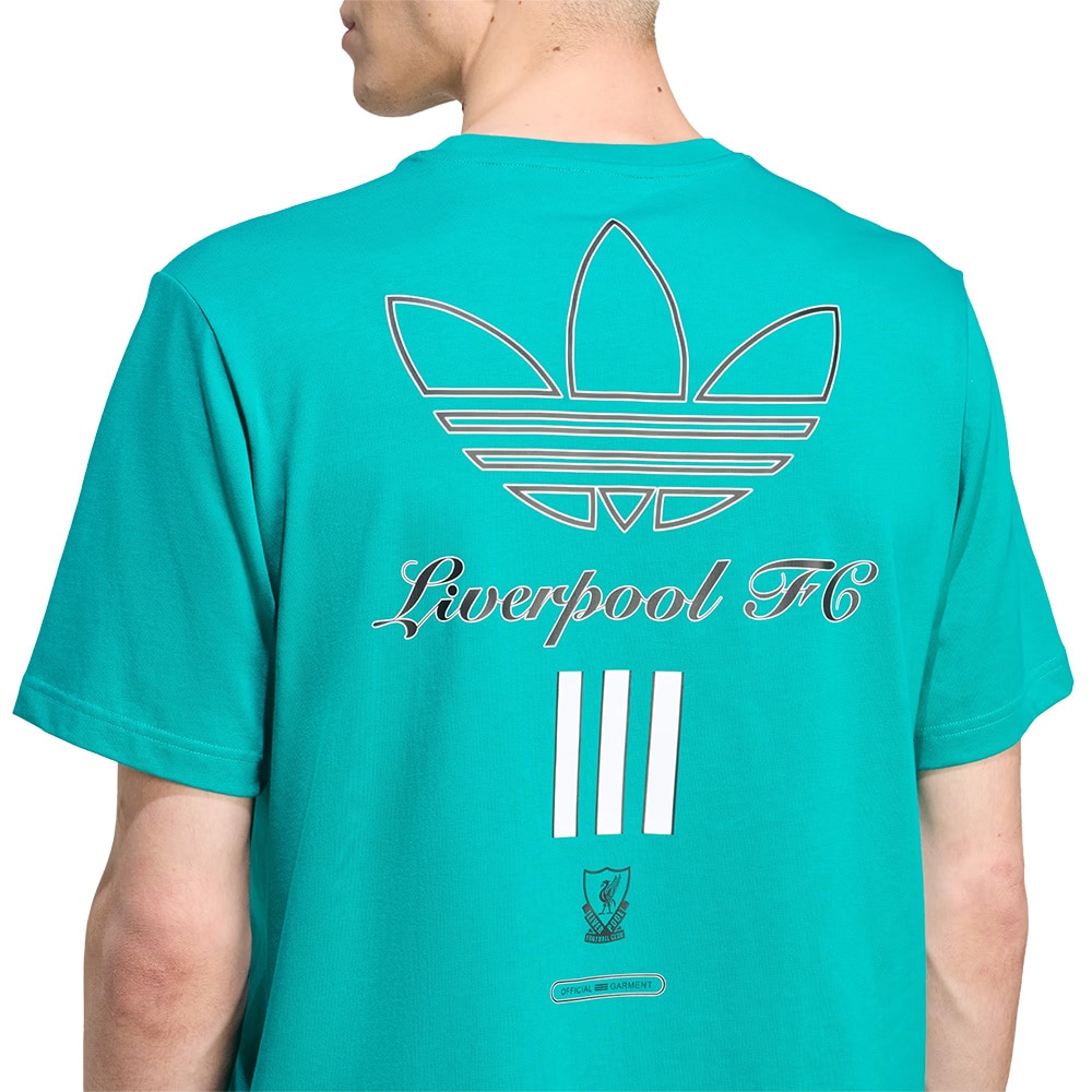 Adidas Liverpool FC Terrace Icons Graphic T-skjorte Grønn