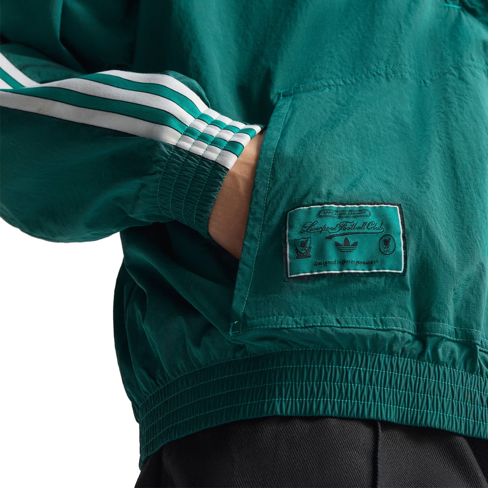Adidas Liverpool FC Terrace Icons Half-Zip Jakke Grønn