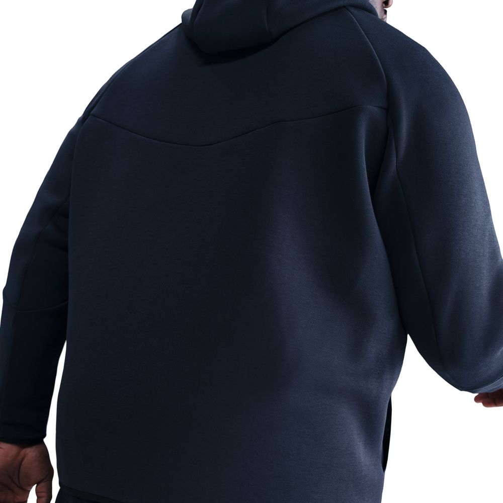 Nike NSW Tech Fleece Full-Zip Windrunner Hettegenser Marineblå