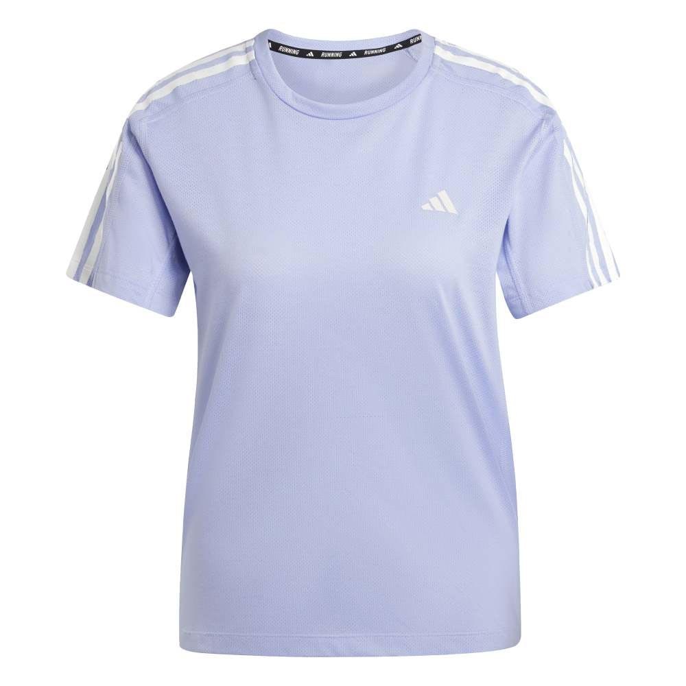 Adidas Own The Run 3-Stripes Kortermet Trøye Dame Lilla