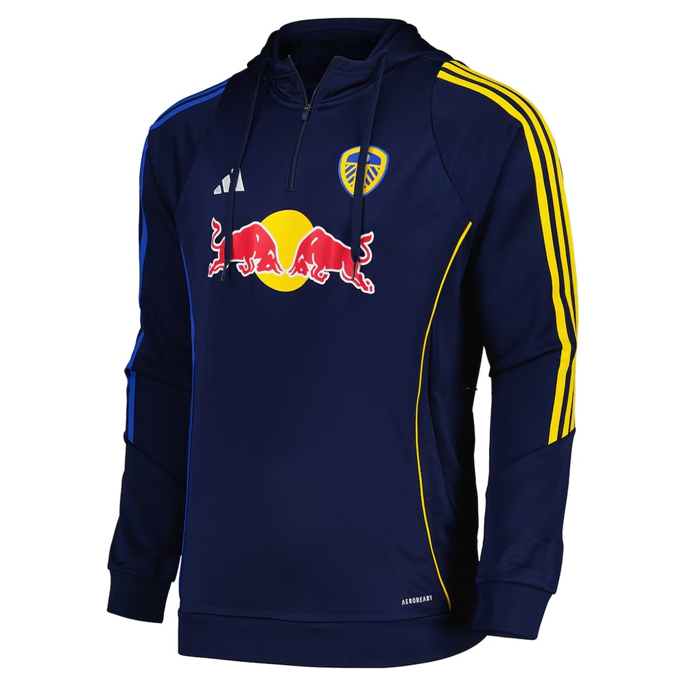 Adidas Leeds United Hoodie Treningsgenser 25/26 Marine