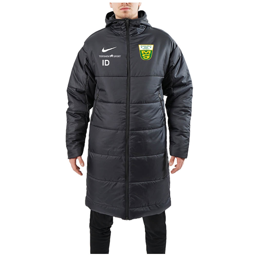 Nike Manglerud Star Fotball Vinterjakke Sort