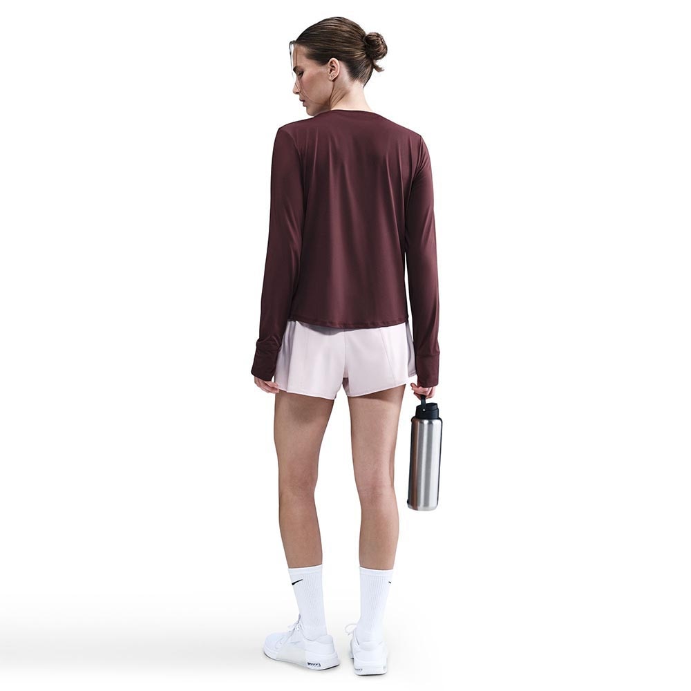 Nike Dri-Fit One Classic Langermet Trøye Dame Burgunder
