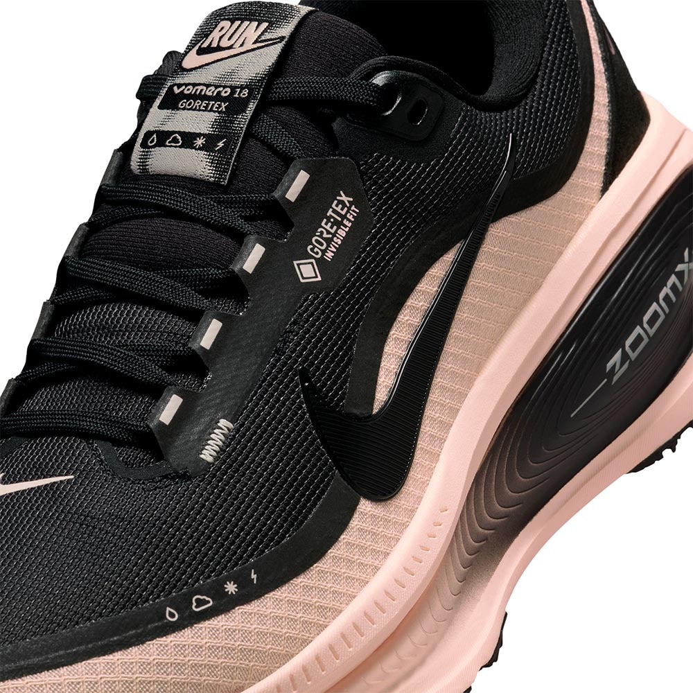 Nike Vomero 18 Gore-Tex Joggesko Dame Sort/Rosa