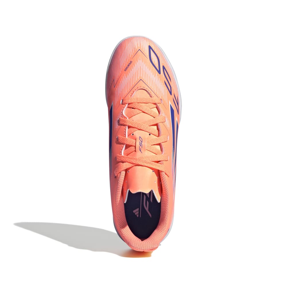 Adidas F50 Club IN Futsal Innendørs Fotballsko Barn Coral Blaze