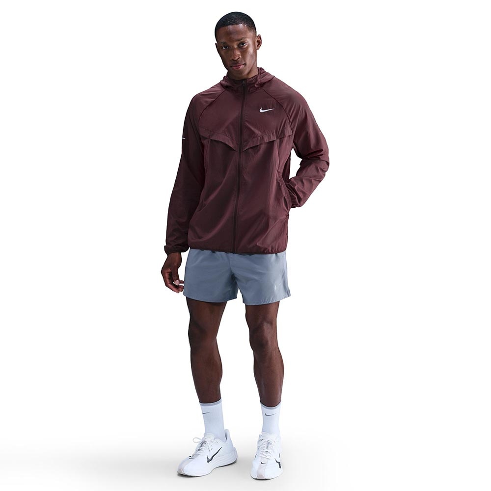 Nike Stride Repel UV Løpejakke Herre Burgunder