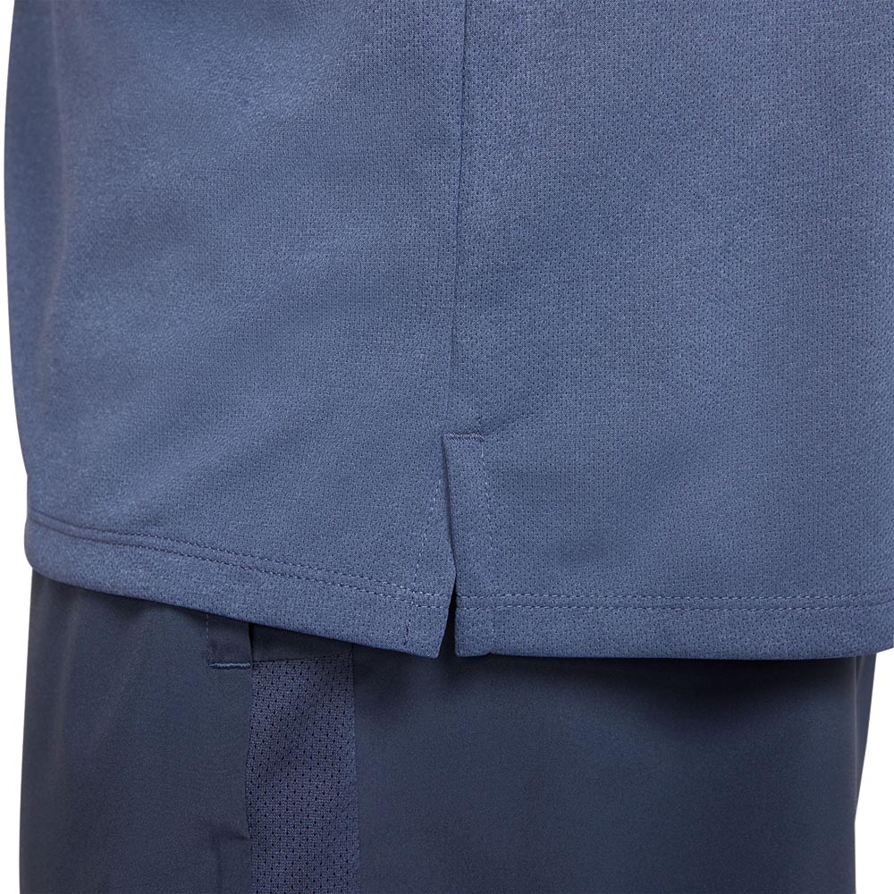 Nike Dri-Fit Miler UV Langermet Trøye Herre Blå