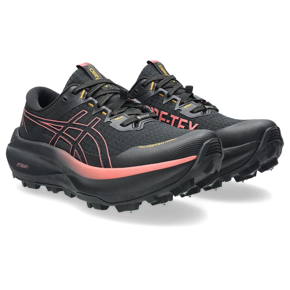 Asics FujiSetsu Max GTX Joggesko Dame Sort/Rosa