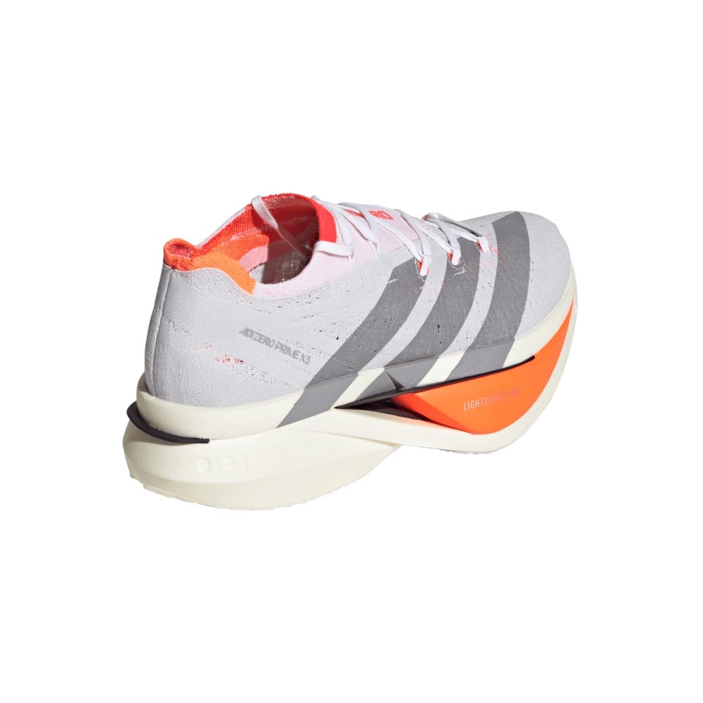 Adidas Adizero Prime X 3 Strung Joggesko Hvit/Oransje/Grå