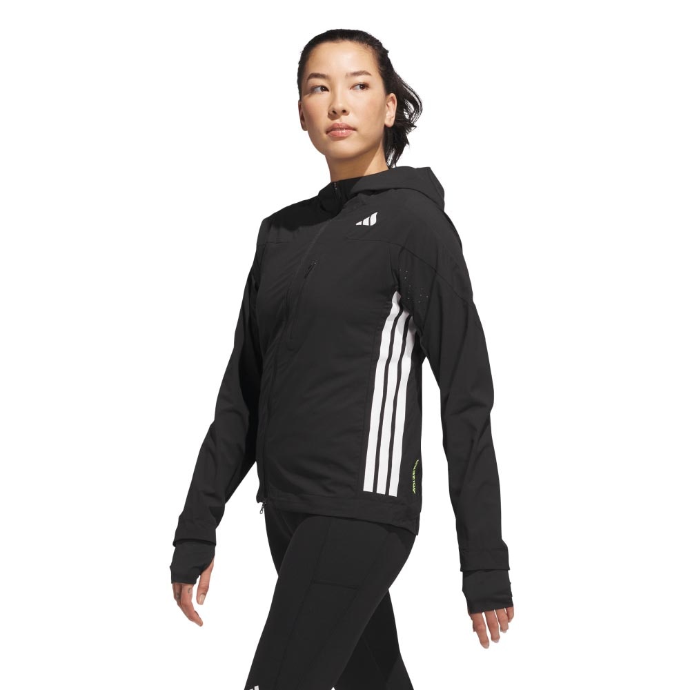 Adidas Adizero Running Løpejakke Dame Sort/Hvit