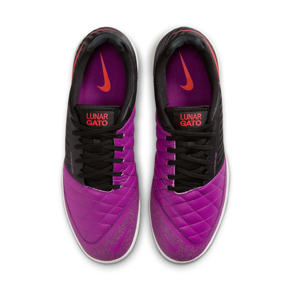 Nike Lunargato II IC Futsal Innendørs Fotballsko Lilla/Sort