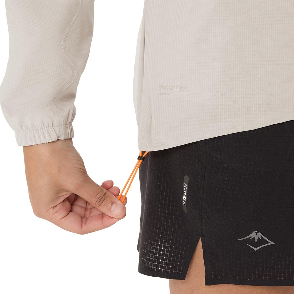 Asics FujiTrail Elite WP Løpejakke Dame Hvit