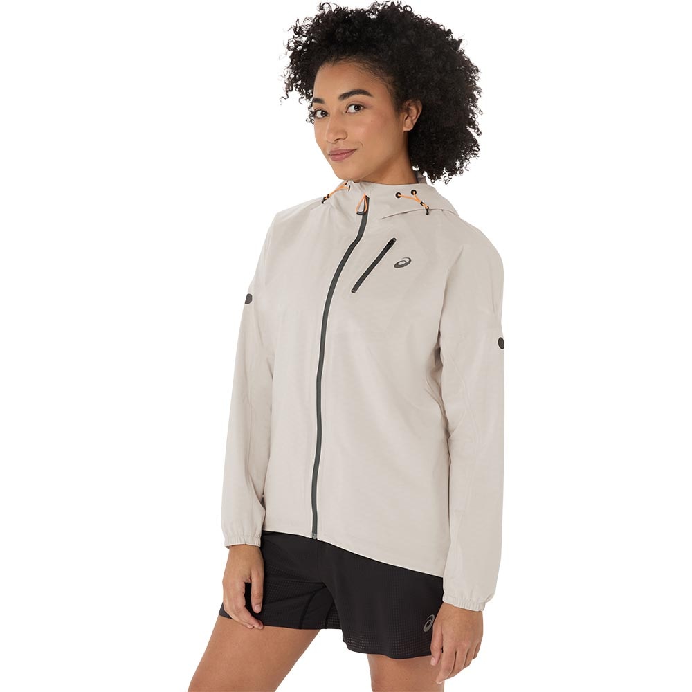 Asics FujiTrail Elite WP Løpejakke Dame Hvit