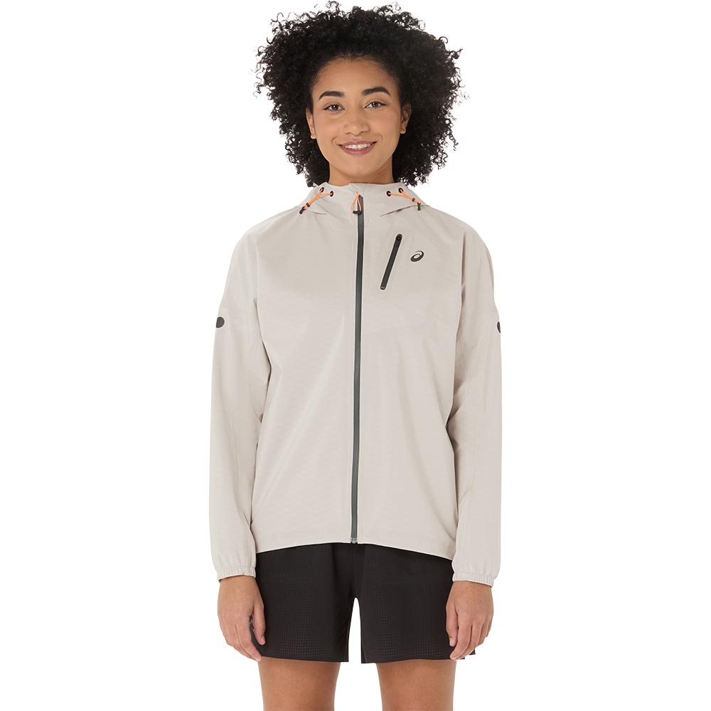 Asics FujiTrail Elite WP Løpejakke Dame Hvit