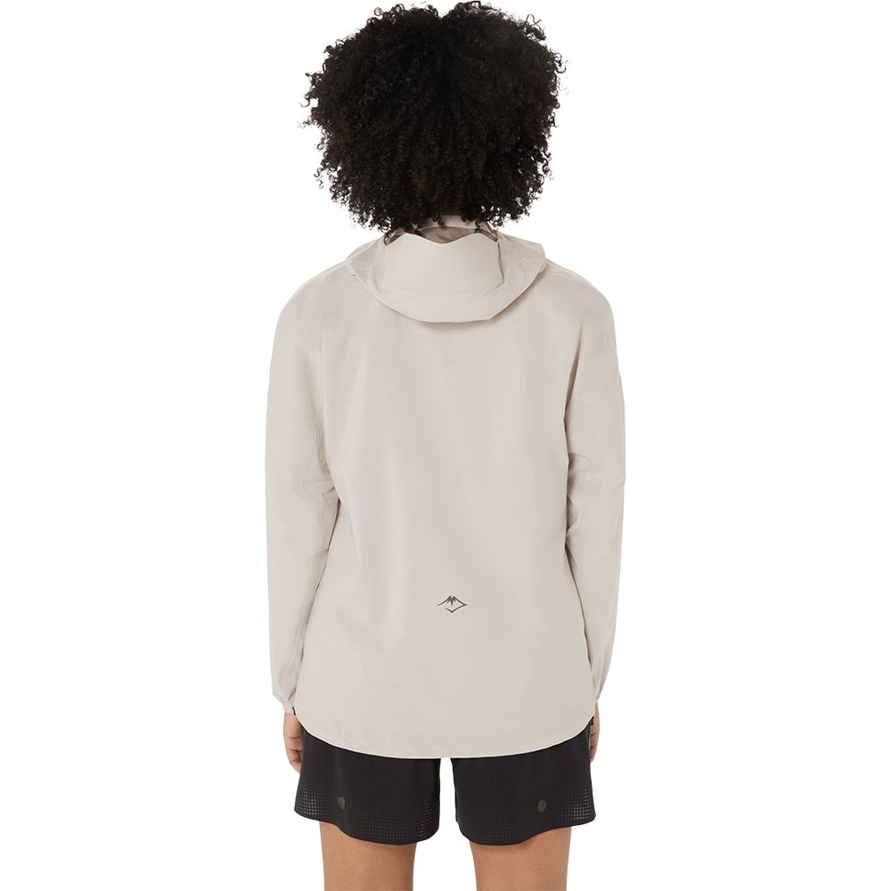 Asics FujiTrail Elite WP Løpejakke Dame Hvit