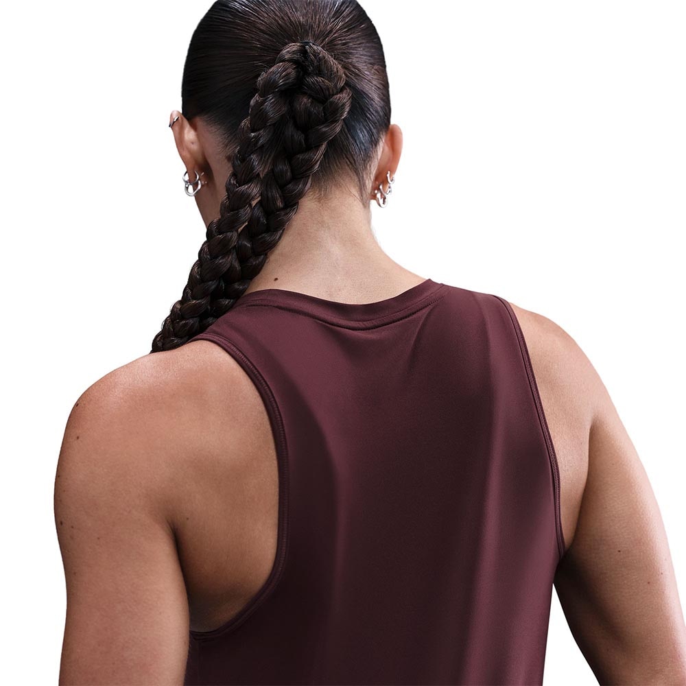 Nike Dri-Fit One Classic Tank Dame Burgunder
