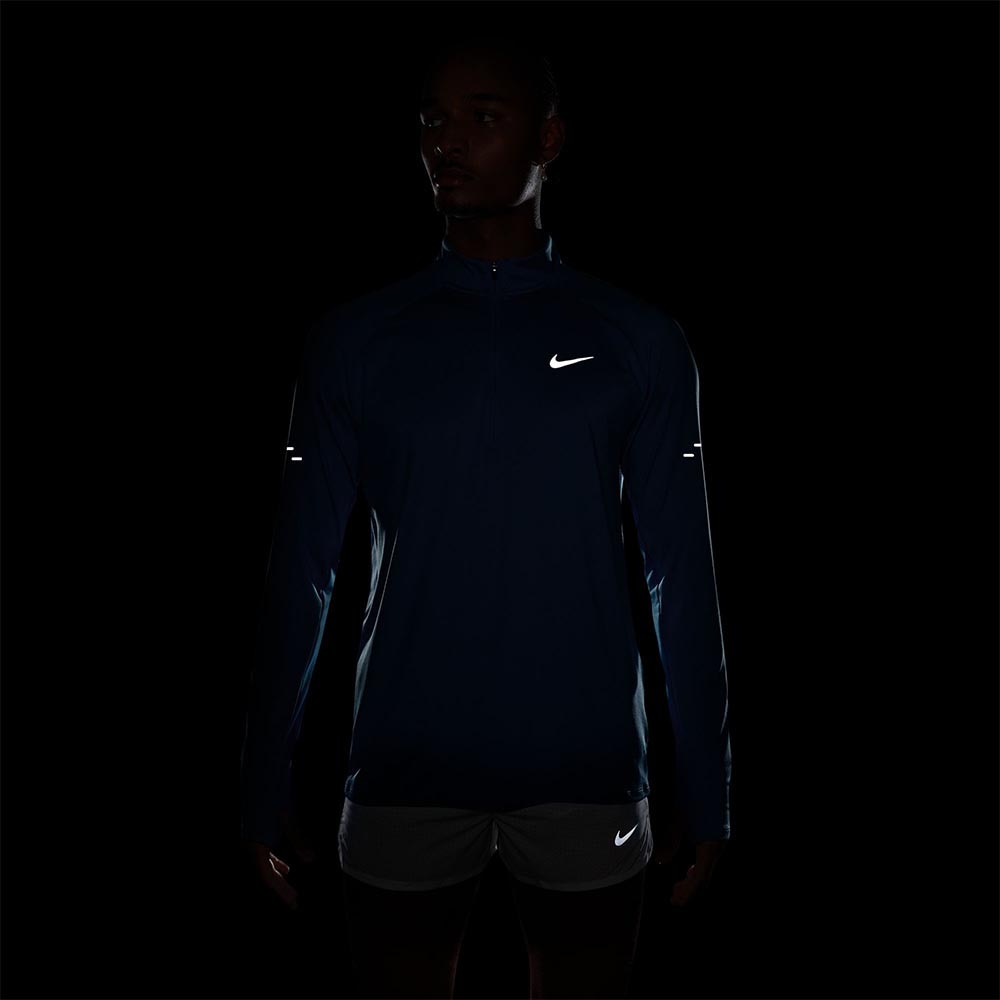 Nike Dri-Fit Stride Half-Zip Langermet Trøye Herre Blå