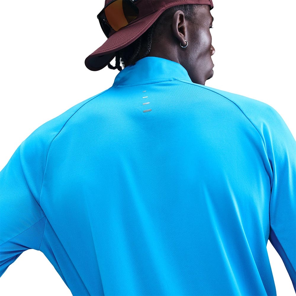 Nike Dri-Fit Stride Half-Zip Langermet Trøye Herre Blå