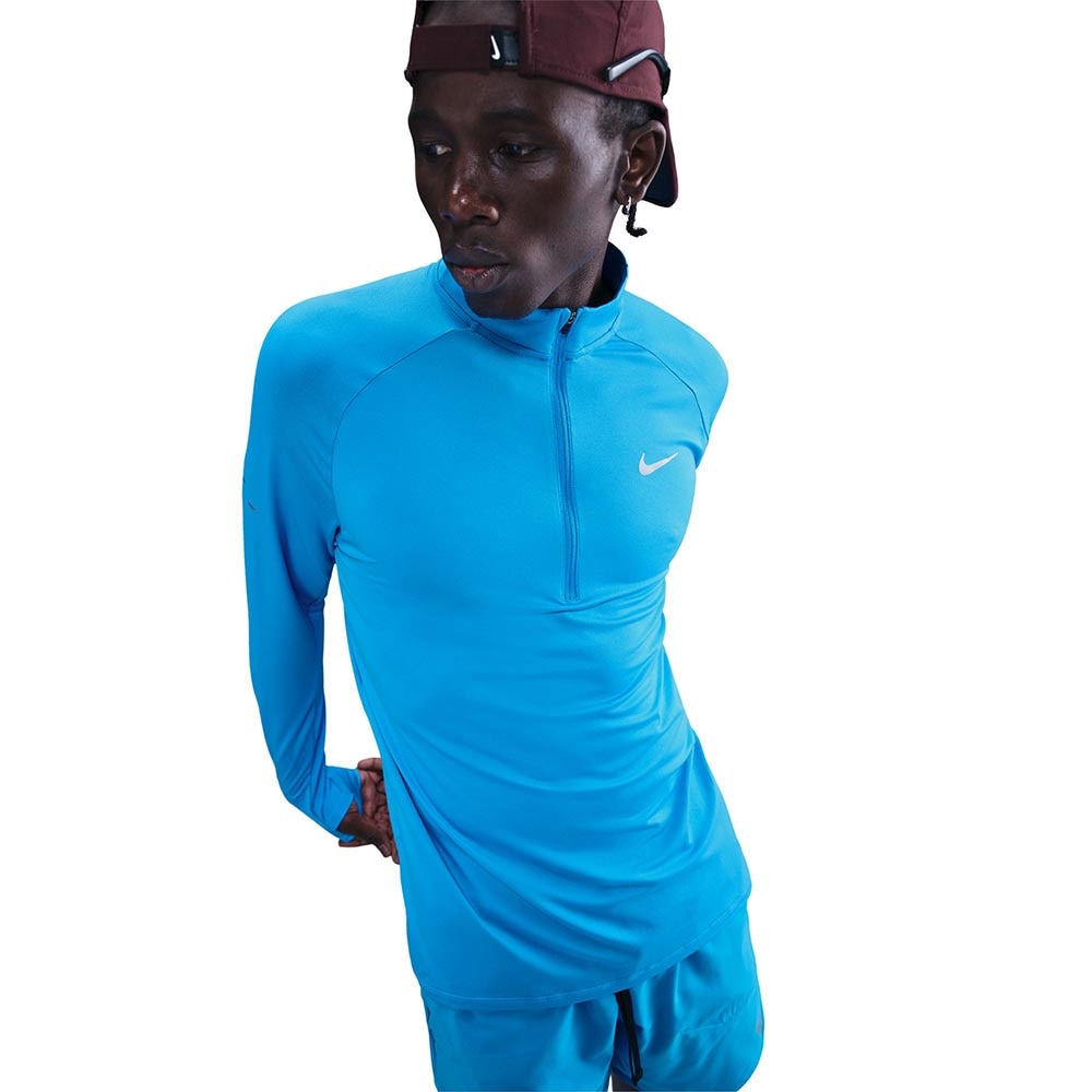 Nike Dri-Fit Stride Half-Zip Langermet Trøye Herre Blå