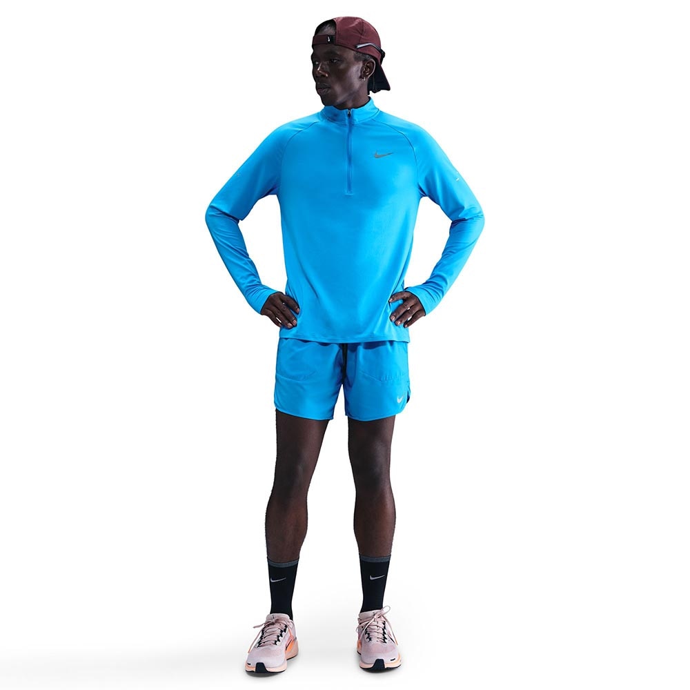 Nike Dri-Fit Stride Half-Zip Langermet Trøye Herre Blå