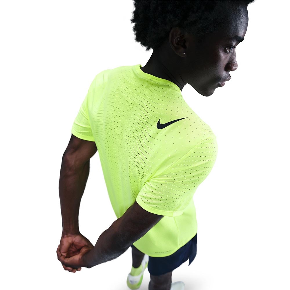 Nike Dri-Fit ADV AeroSwift Kortermet Trøye Herre Volt