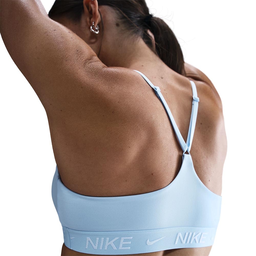 Nike Dri-Fit Indy Light Support Sports-BH Lys Blå