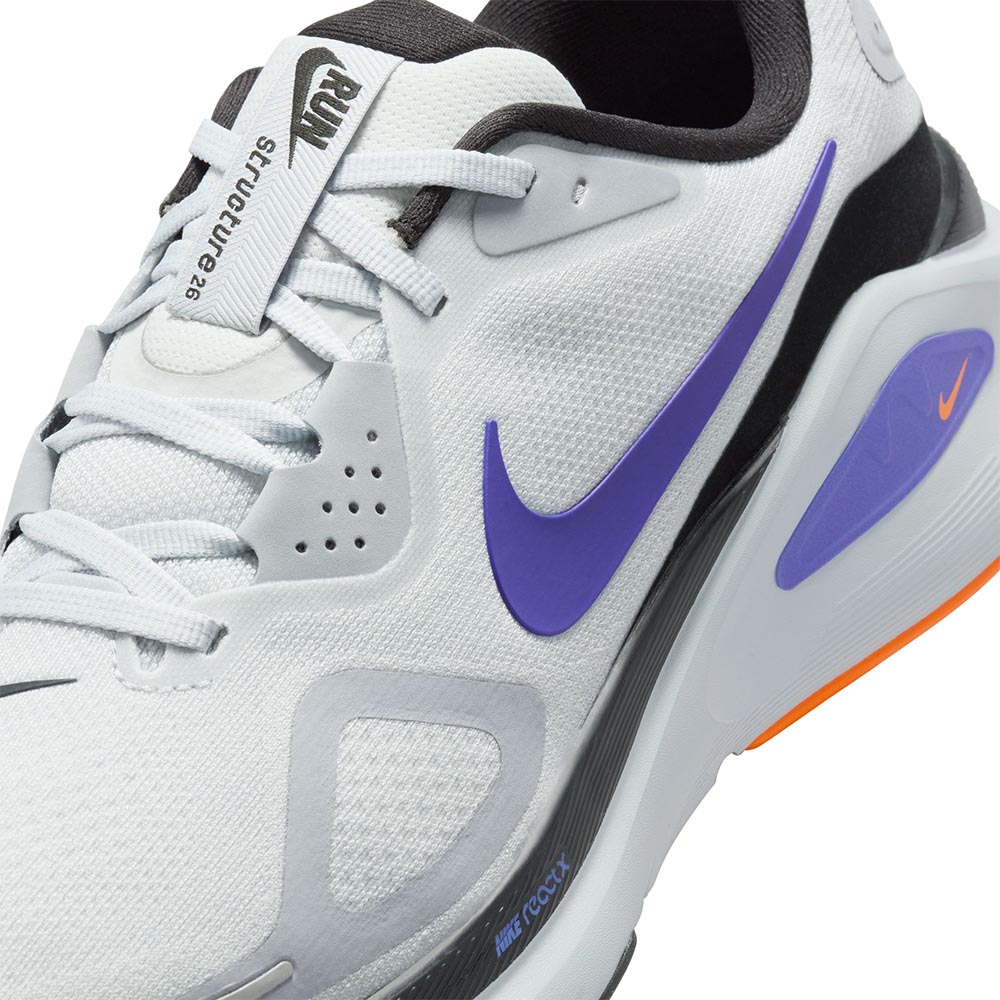 Nike Structure 26 Joggesko Herre Hvit/Lilla/Oransje