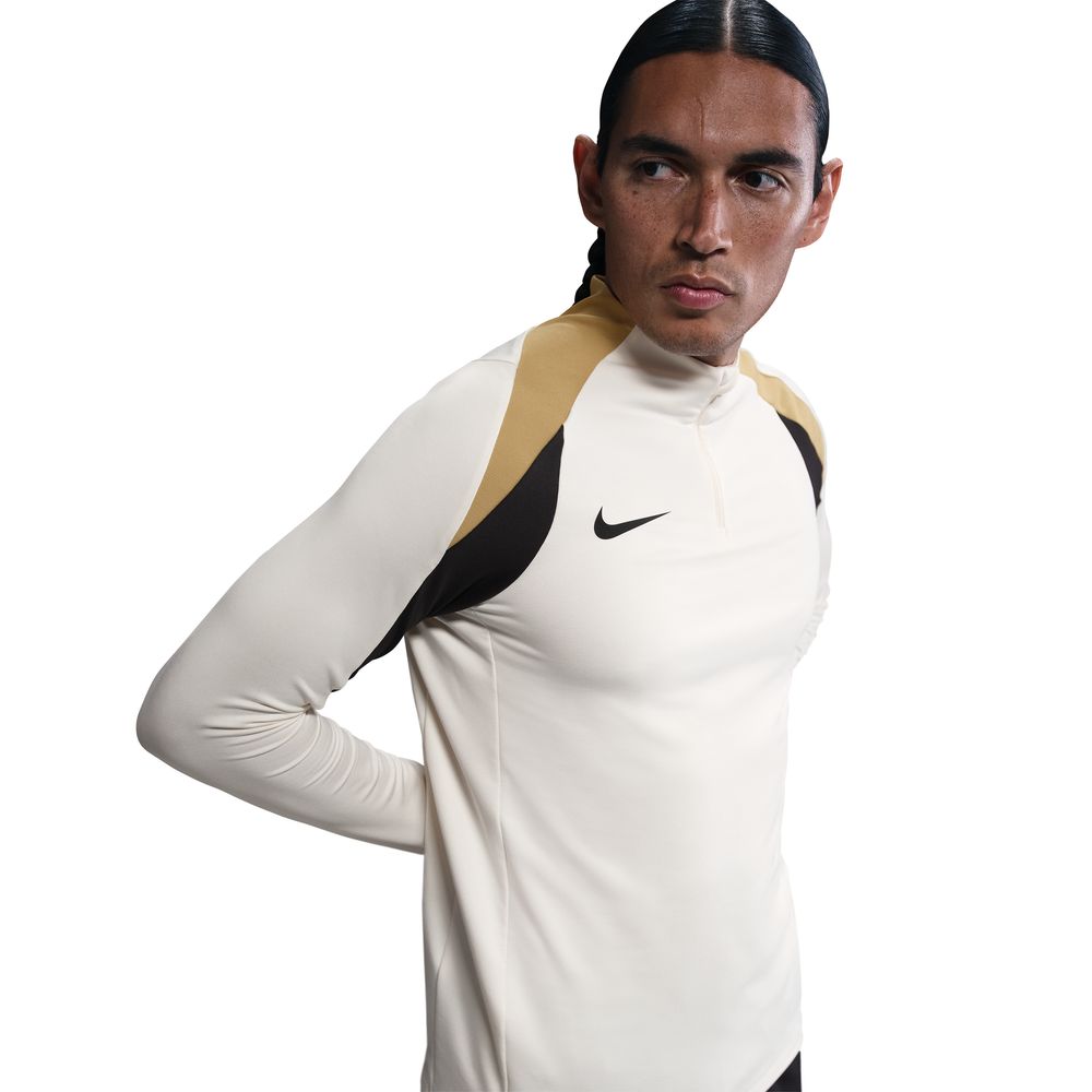 Nike Dri-FIT Strike Treningsgenser Beige/Sort