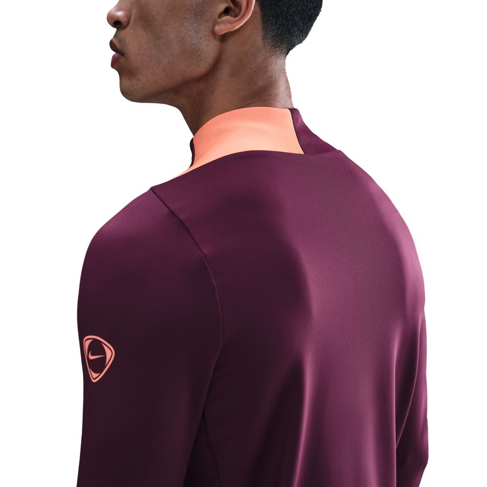 Nike Dri-FIT Strike Treningsgenser Total 90 Burgunder/Oransje