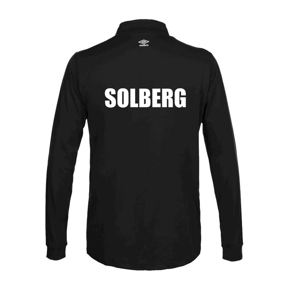 Umbro Solberg SK 1/4 Zip Treningsgenser Barn Sort/Hvit