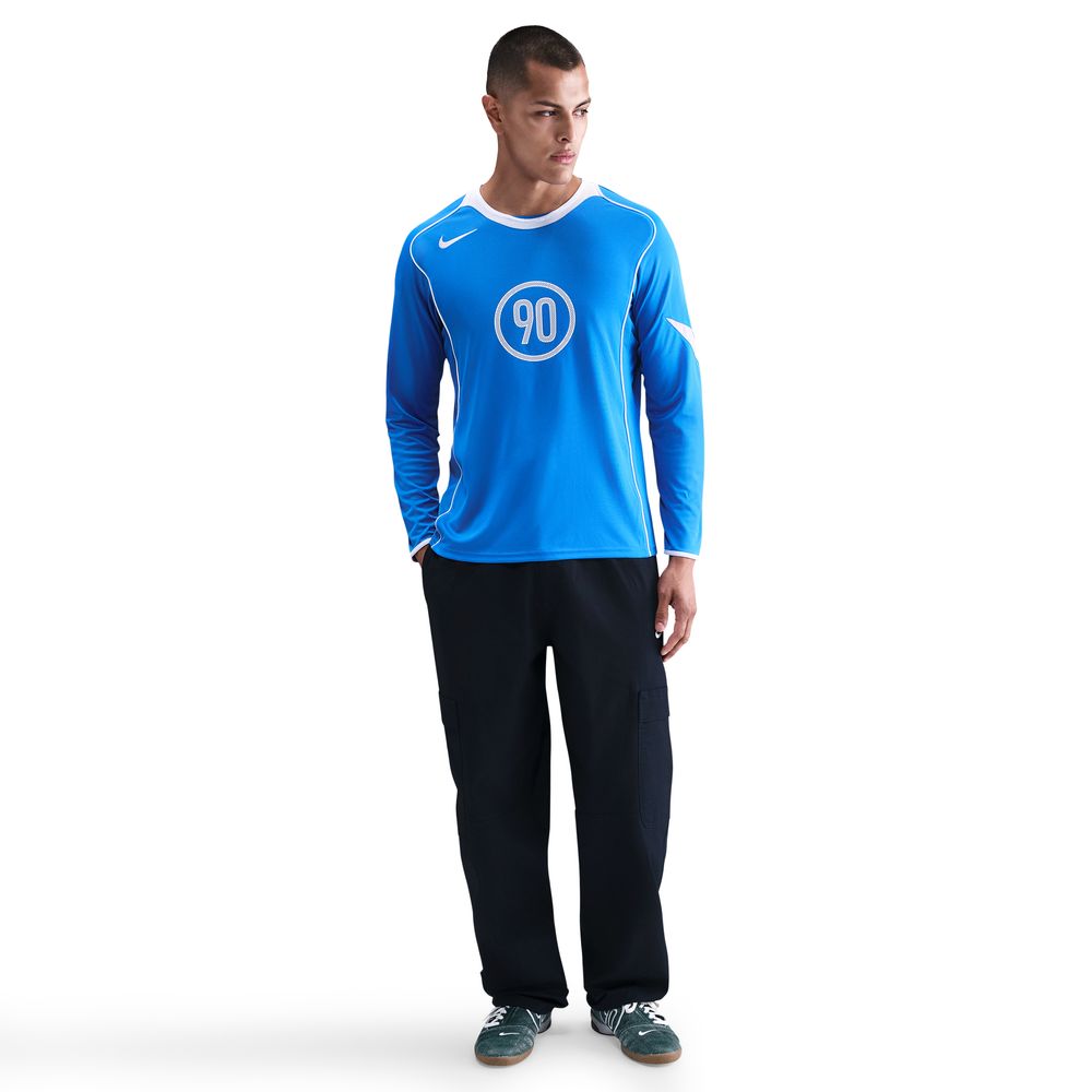 Nike Dri-FIT Total 90 Energy Langermet Fotballdrakt Blå/Hvit